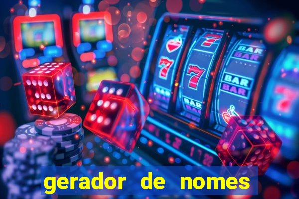 gerador de nomes para jogos